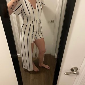 Striped Jumpsuit